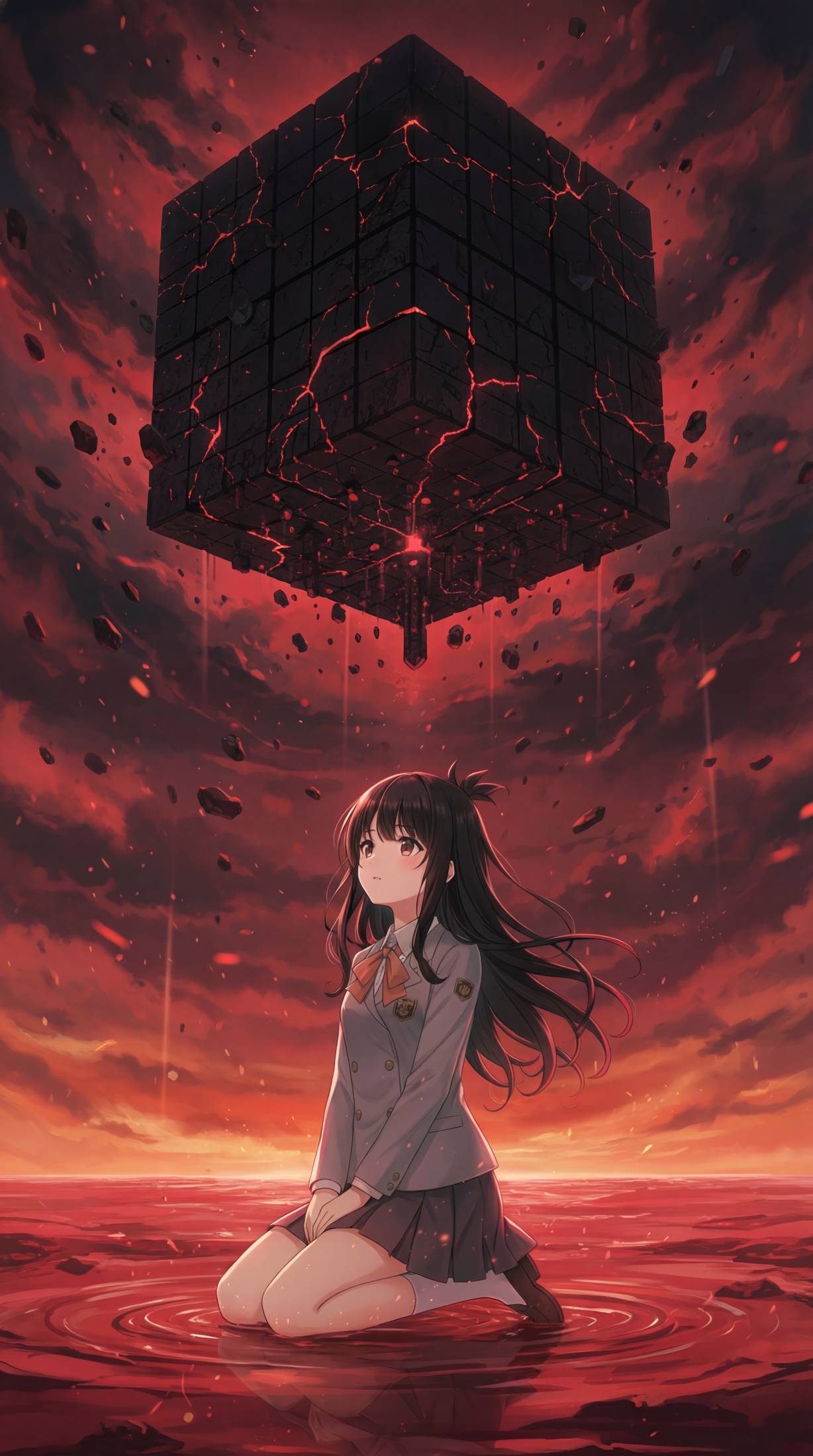 Girl in the Cube: Breakout キービジュアル RED