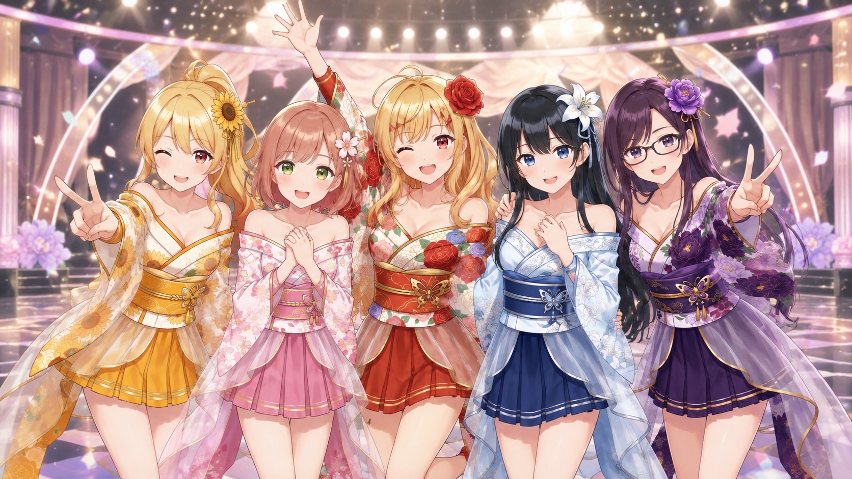 IDOL:UnderCode 華蝶風月 キービジュアル 1